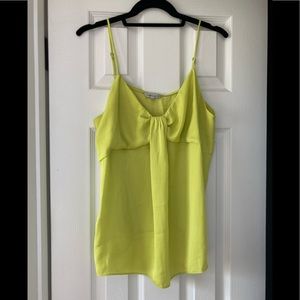 Naked zebra lime green tank size L